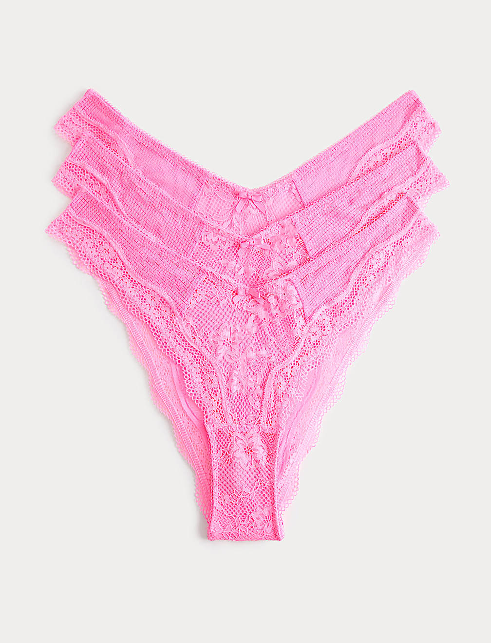 3pk Jasmine Lace Miami Knickers