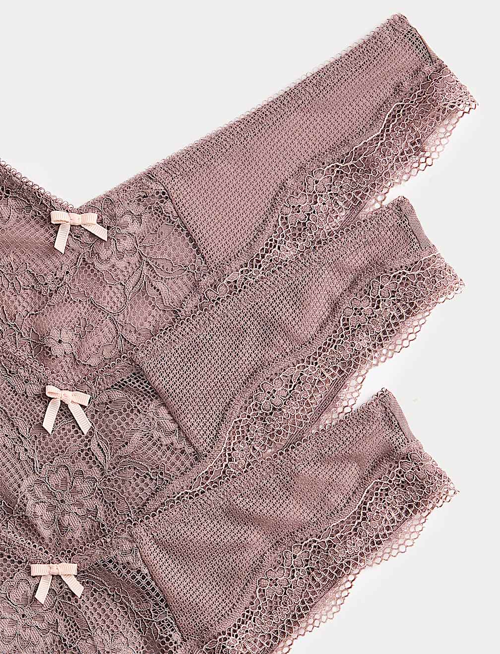 3pk Jasmine Lace Miami Knickers