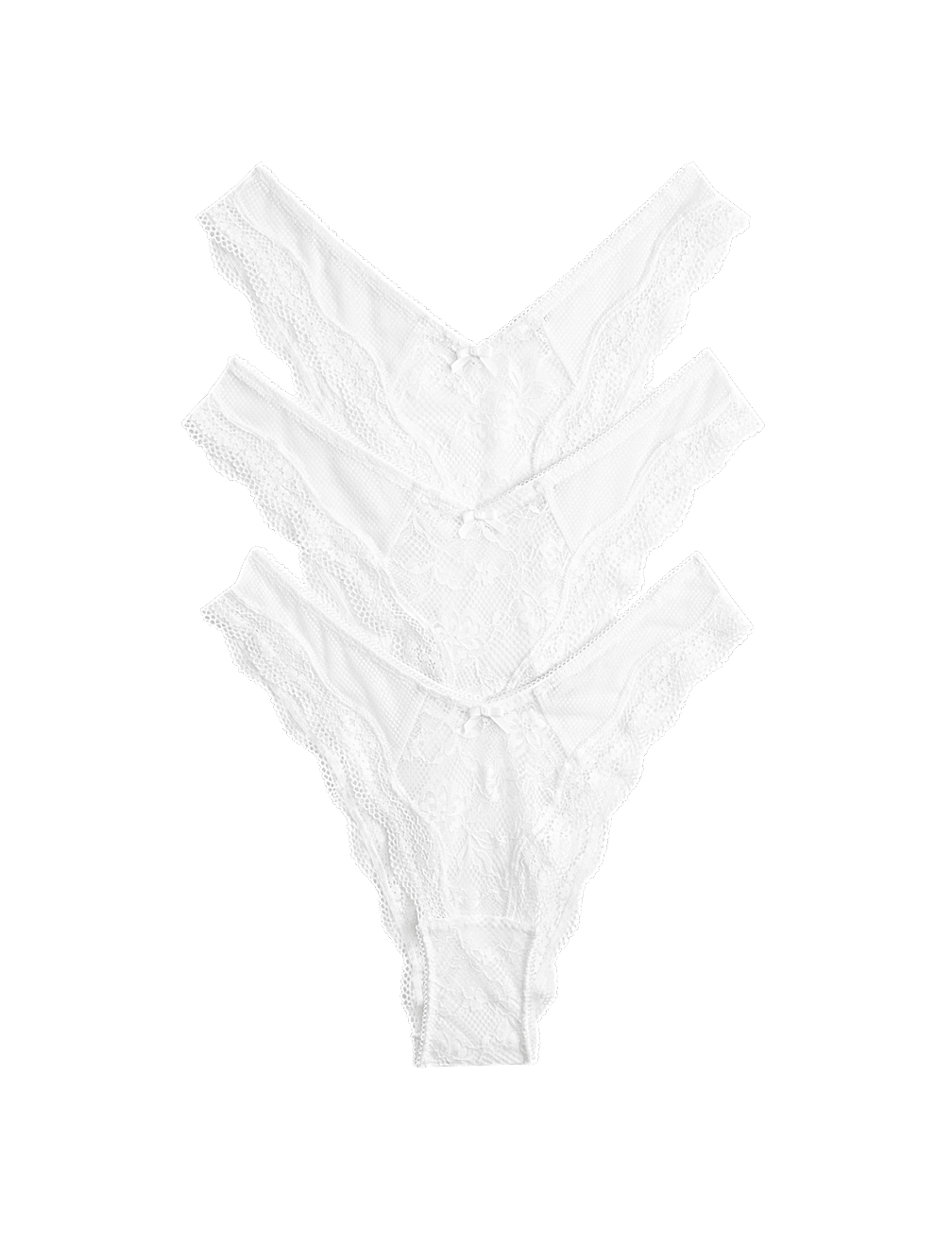 3pk Jasmine Lace Miami Knickers