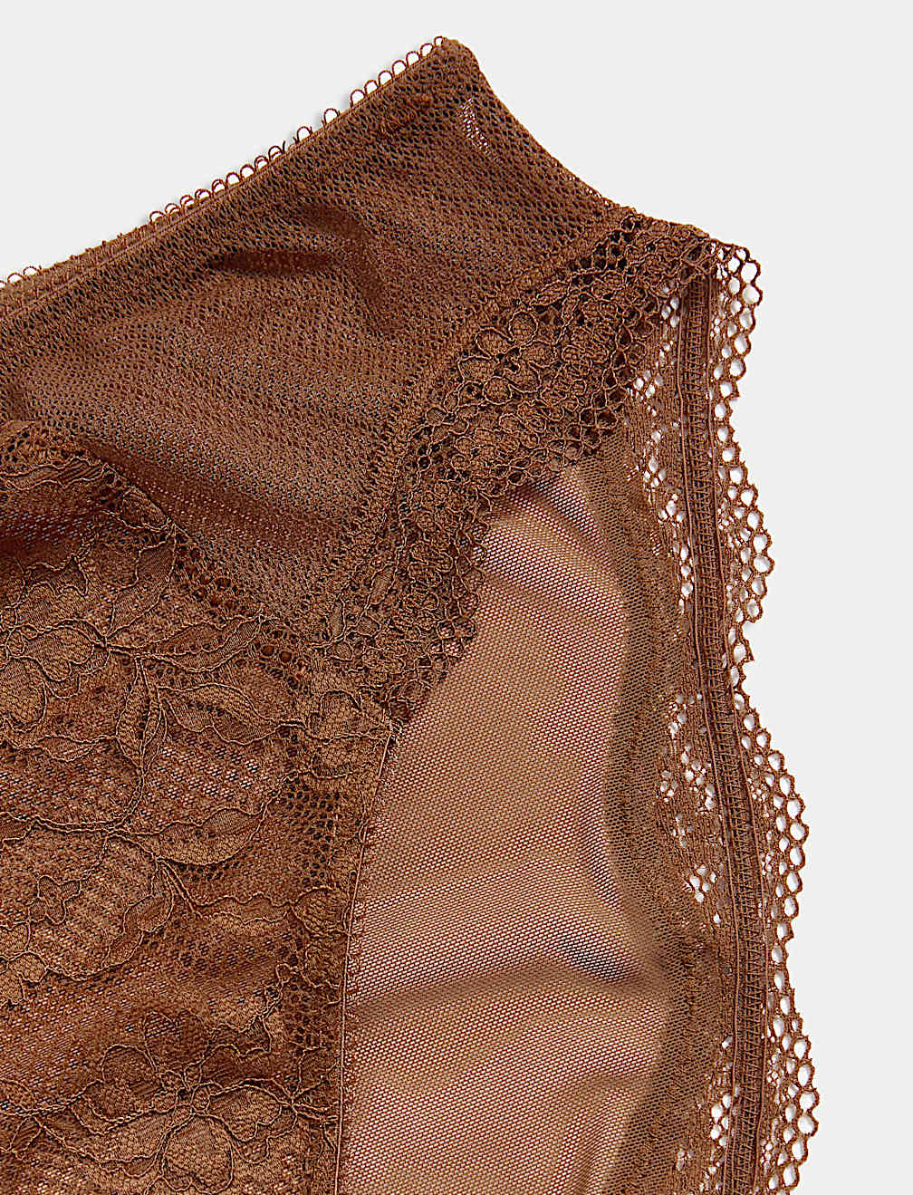 3pk Jasmine Lace High Waisted High Leg Knickers