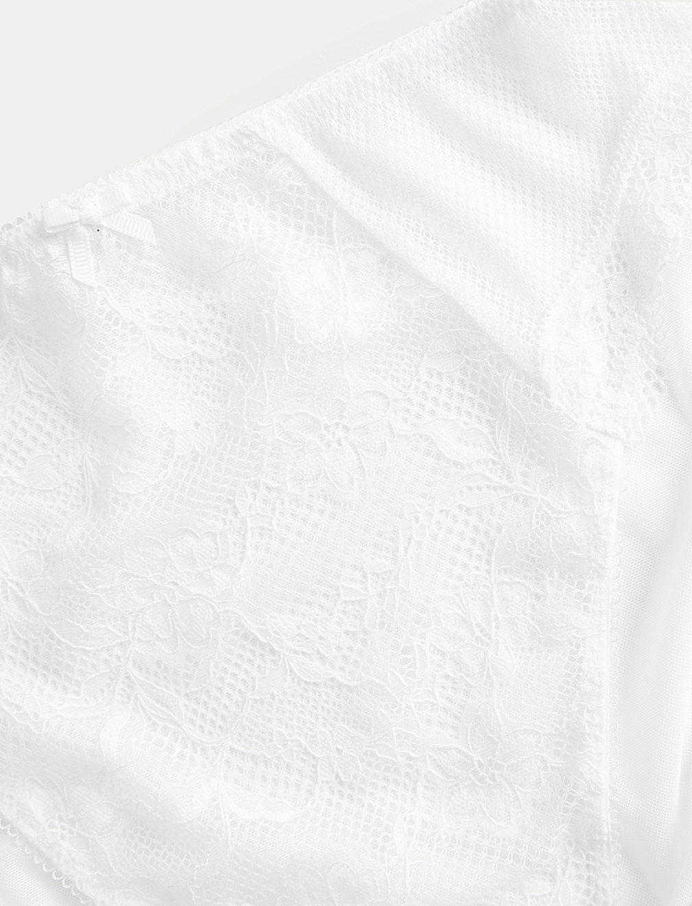 3pk Jasmine Lace High Waisted High Leg Knickers