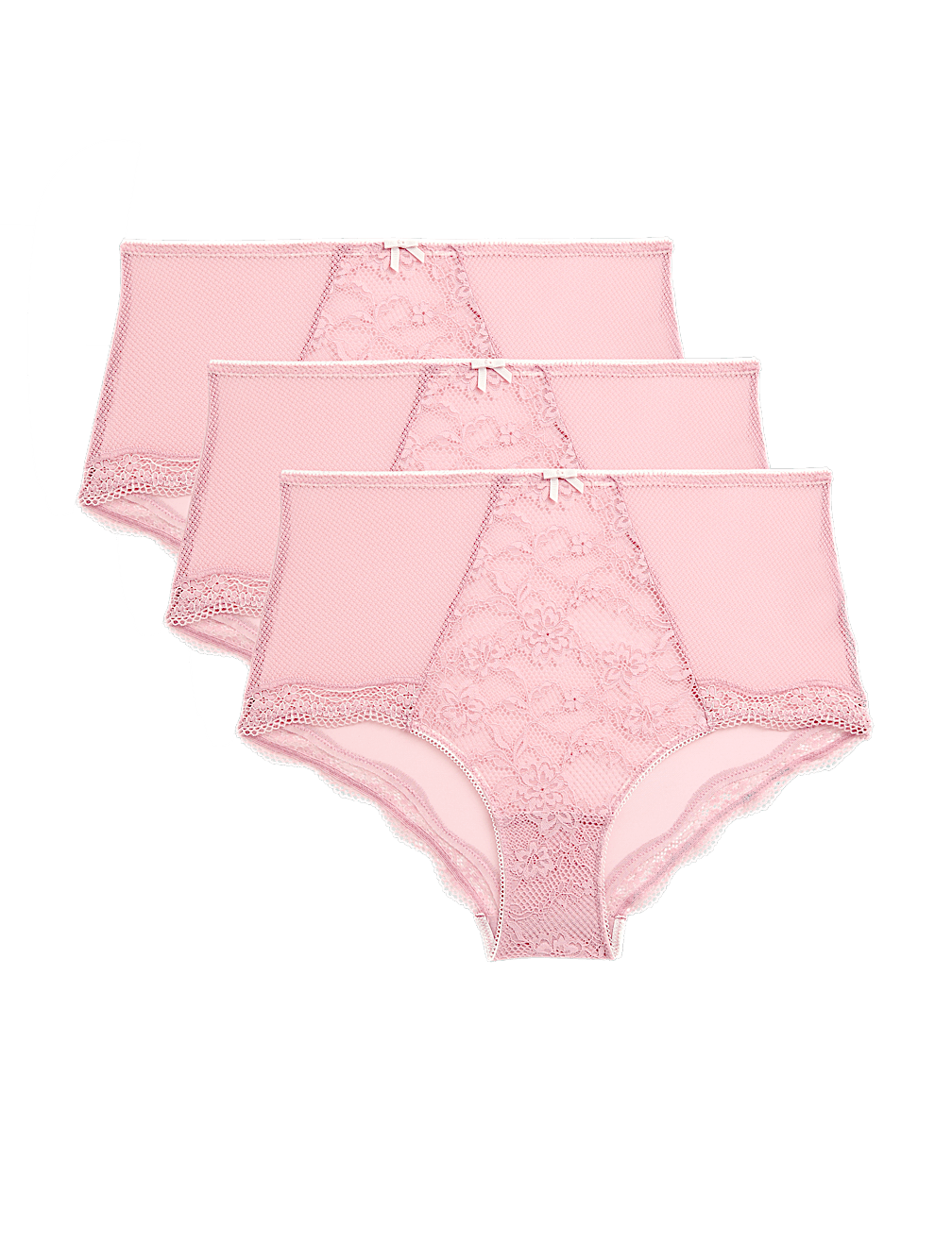 3pk Jasmine Lace High Rise Shorts