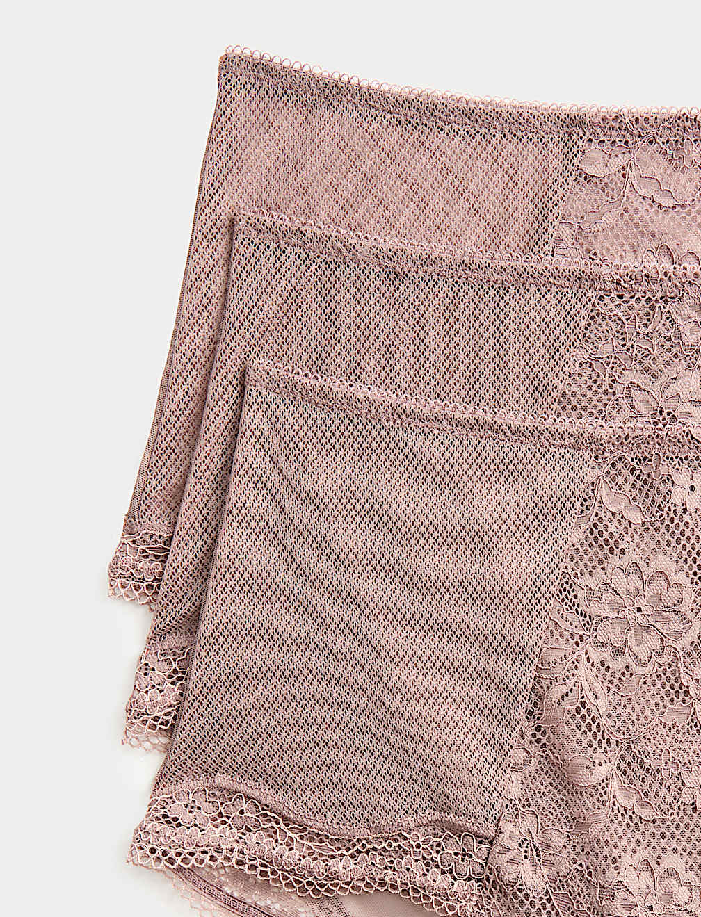 3pk Jasmine Lace High Rise Shorts