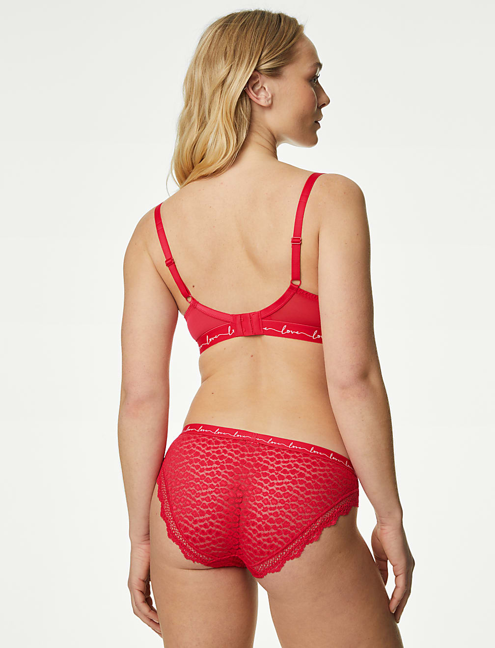 3pk Lace & Mesh Bikini Knickers