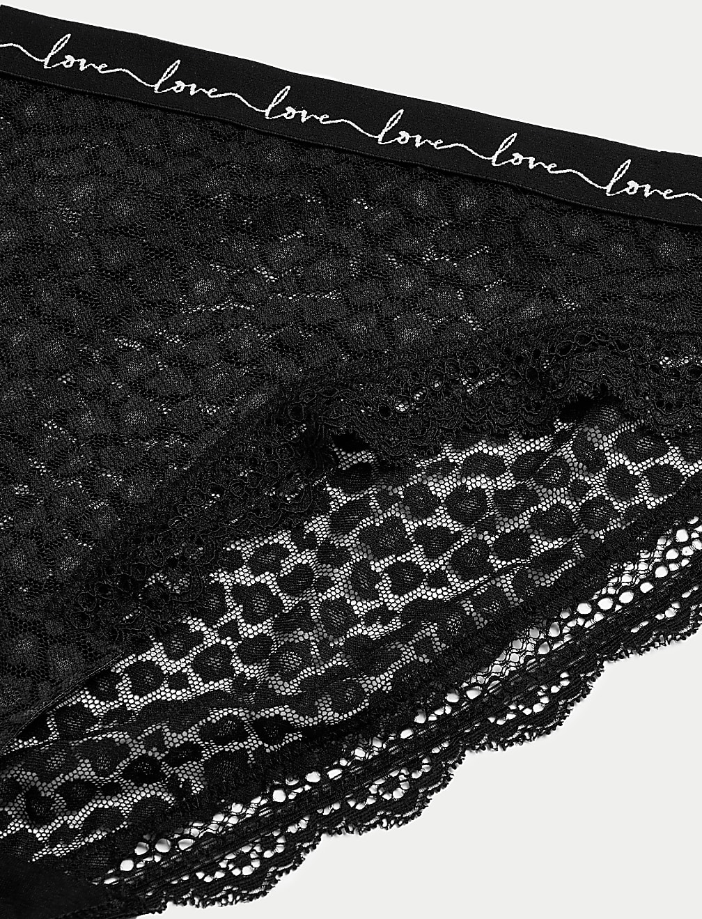 3pk Lace & Mesh Bikini Knickers