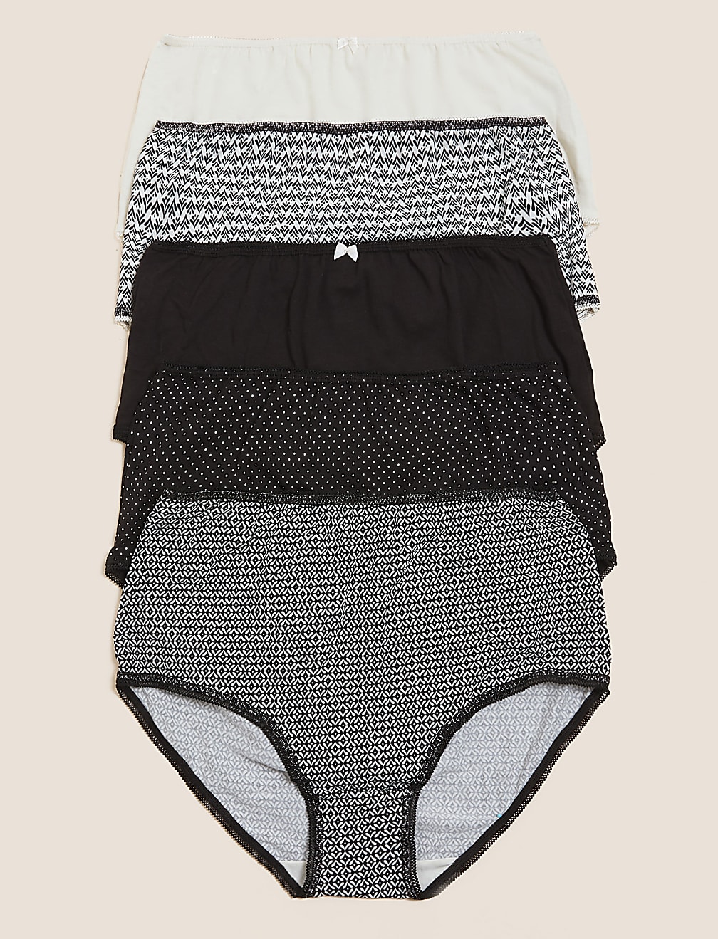 5pk Cotton Full Briefs
