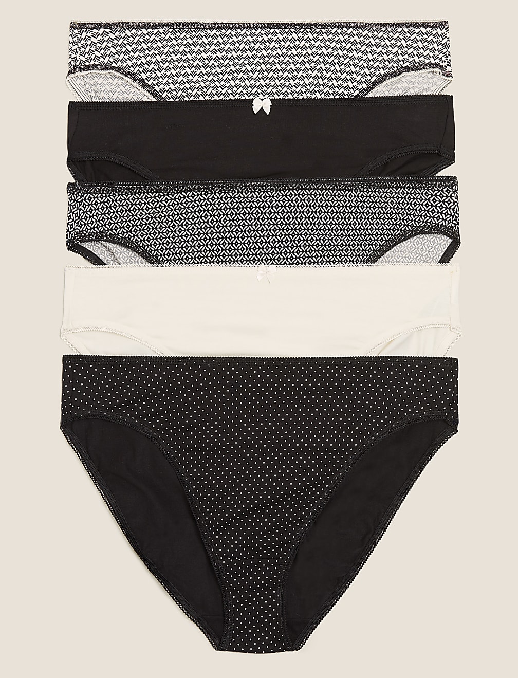 Buy 5pk Cotton High Leg Knickers at Marks & Spencer