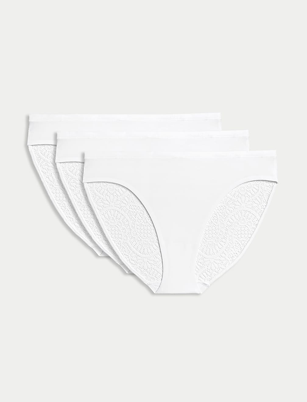 3pk Body Soft™ High Leg Knickers