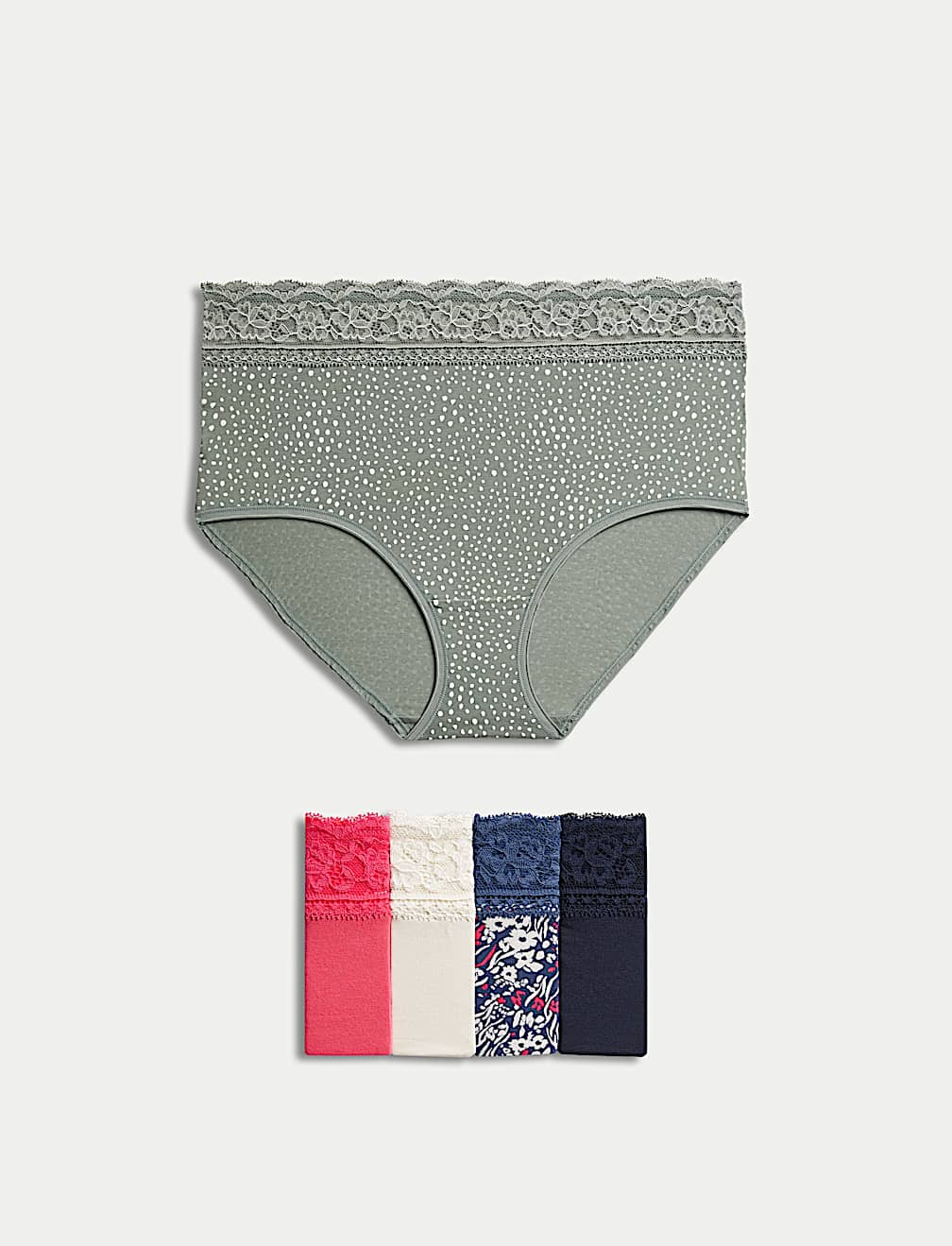 5 Pack Cotton Mix Knickers