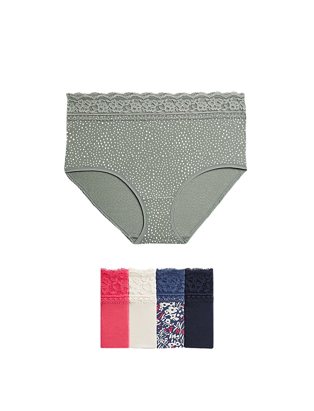5 Pack Cotton Mix Knickers
