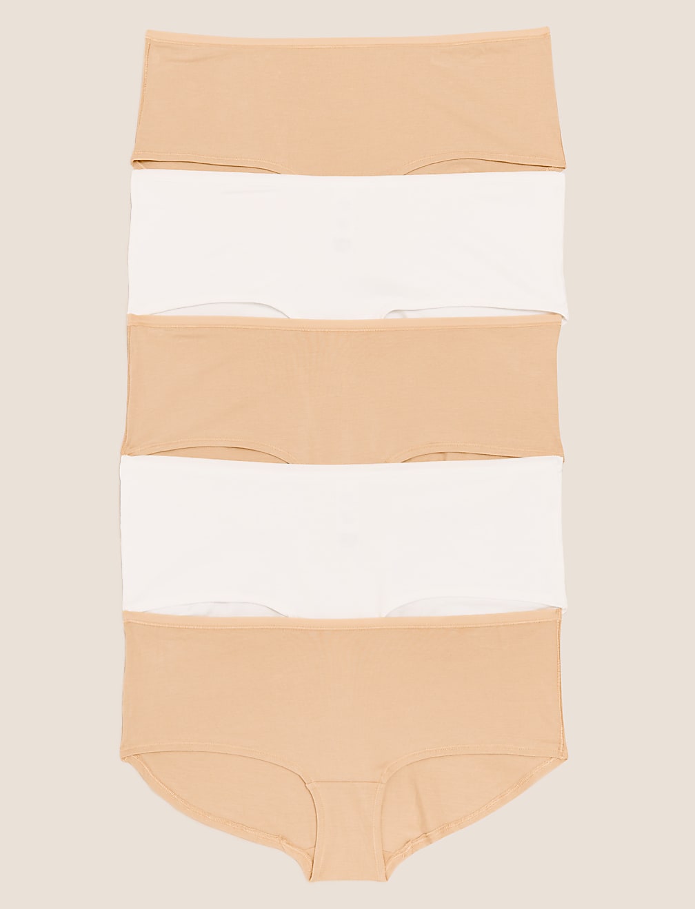 5pk No VPL Cotton Modal Shorts