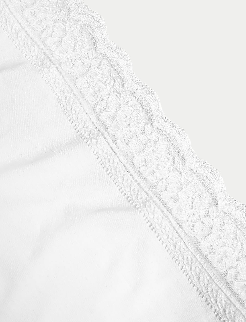 5pk Cotton Lycra® & Lace Full Briefs