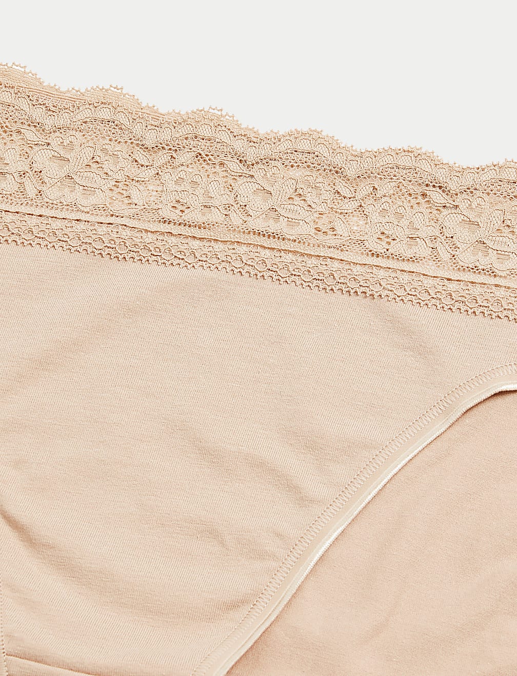 5pk Cotton Lycra® & Lace Knickers
