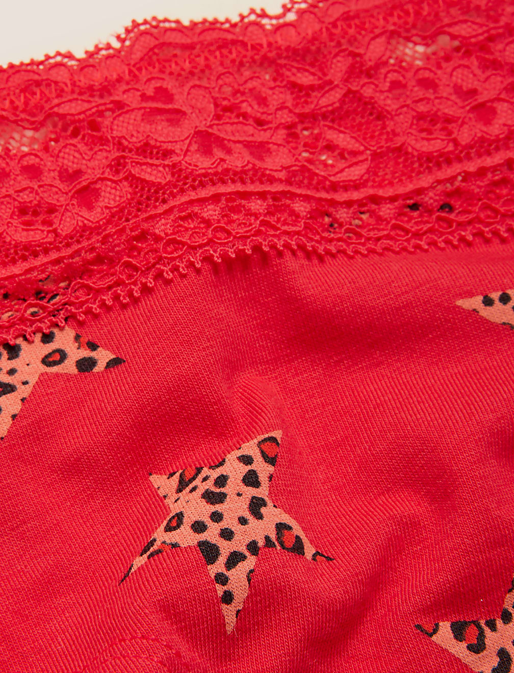 5pk Cotton & Lace Low Rise Shorts