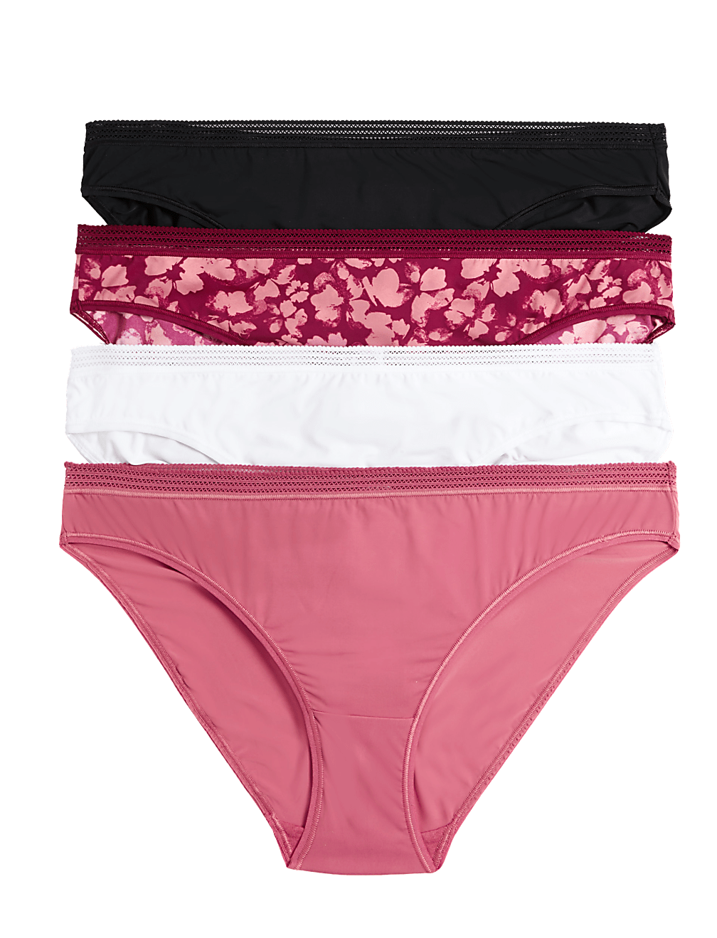 4pk Microfibre Bikini Knickers