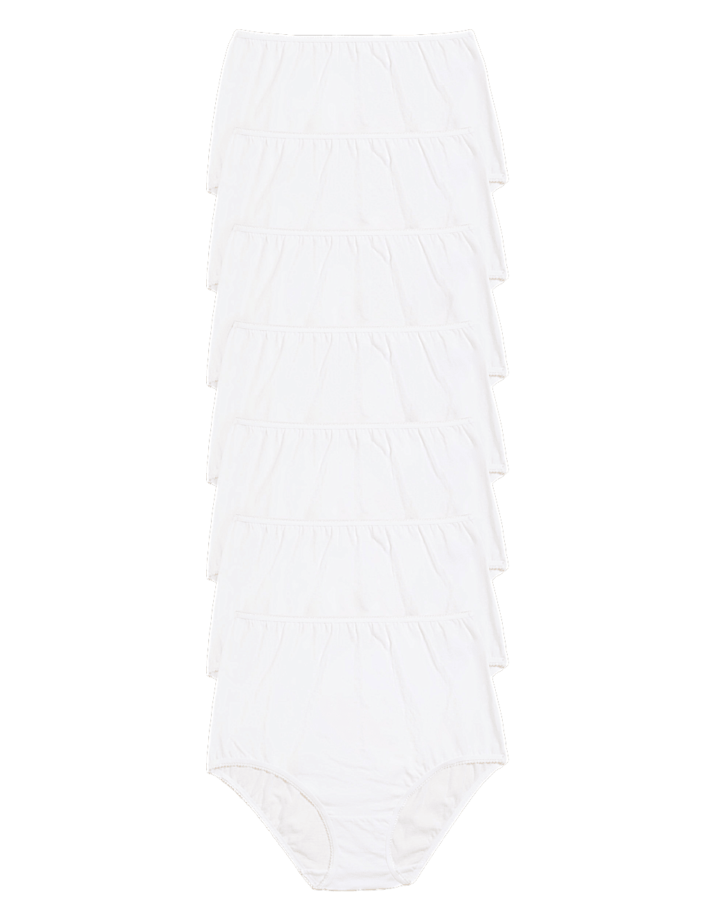 7pk Pure Cotton High Rise Full Briefs