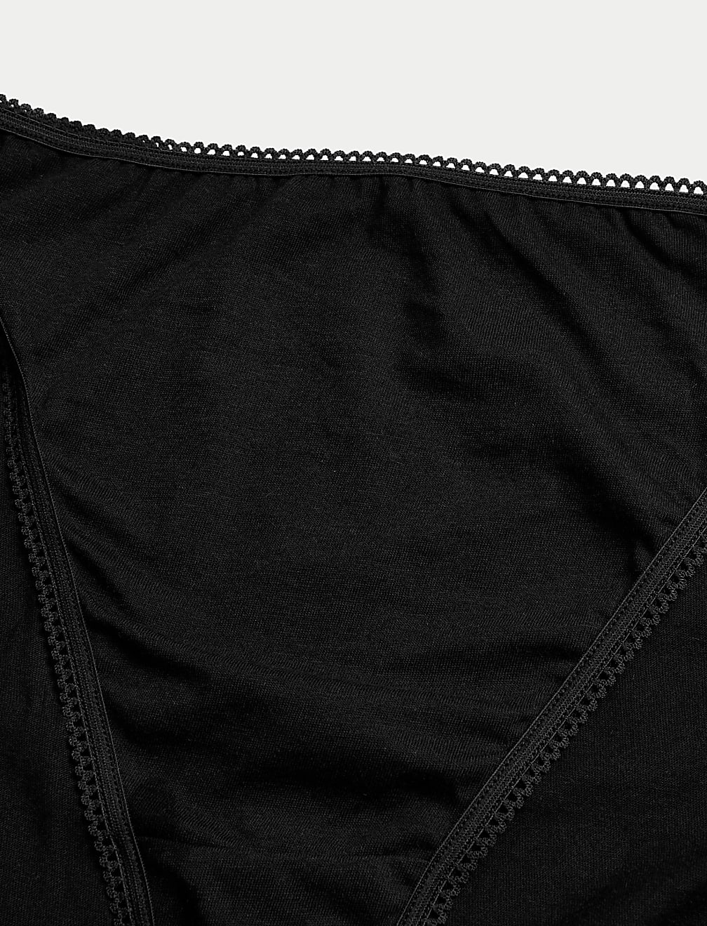 7pk Pure Cotton High Leg Knickers