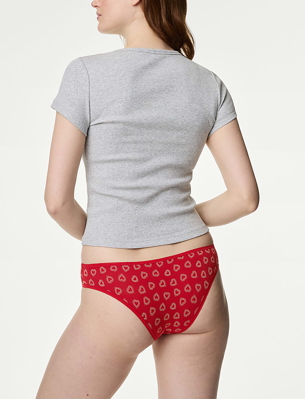 5pk Cotton Lycra™ Brazilian Knickers