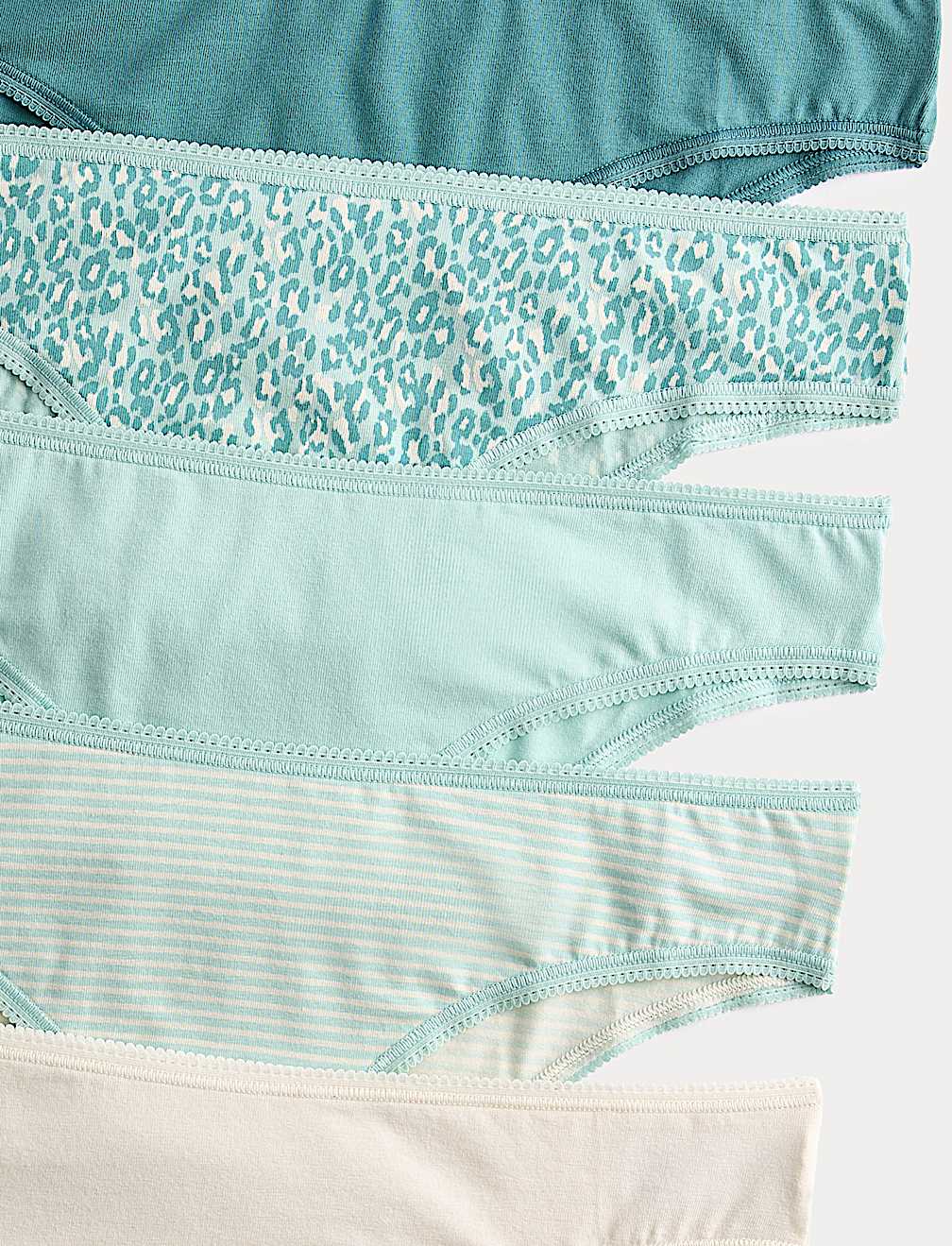 5pk Cotton Lycra™ Brazilian Knickers