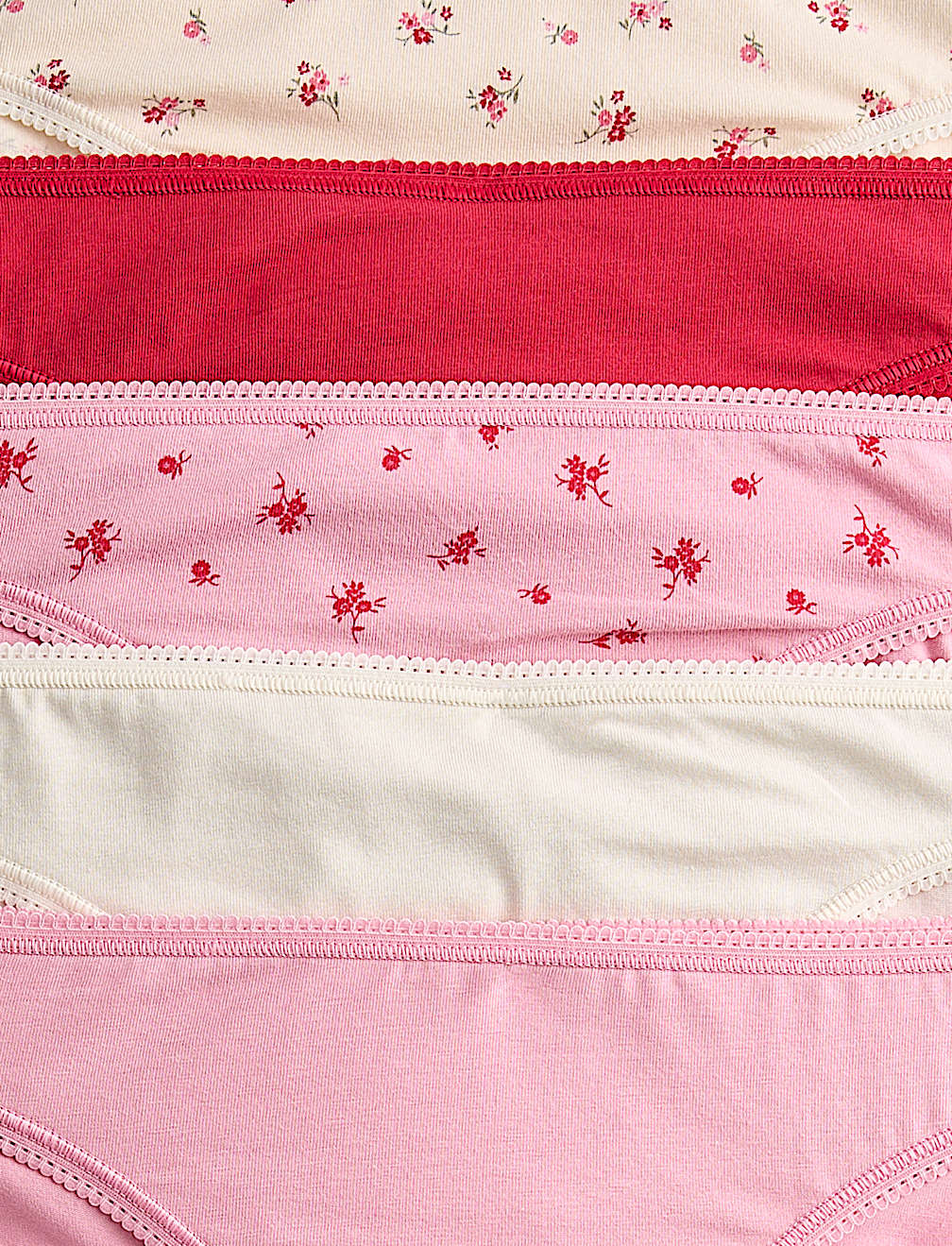 5pk Cotton Lycra™ Bikini Knickers