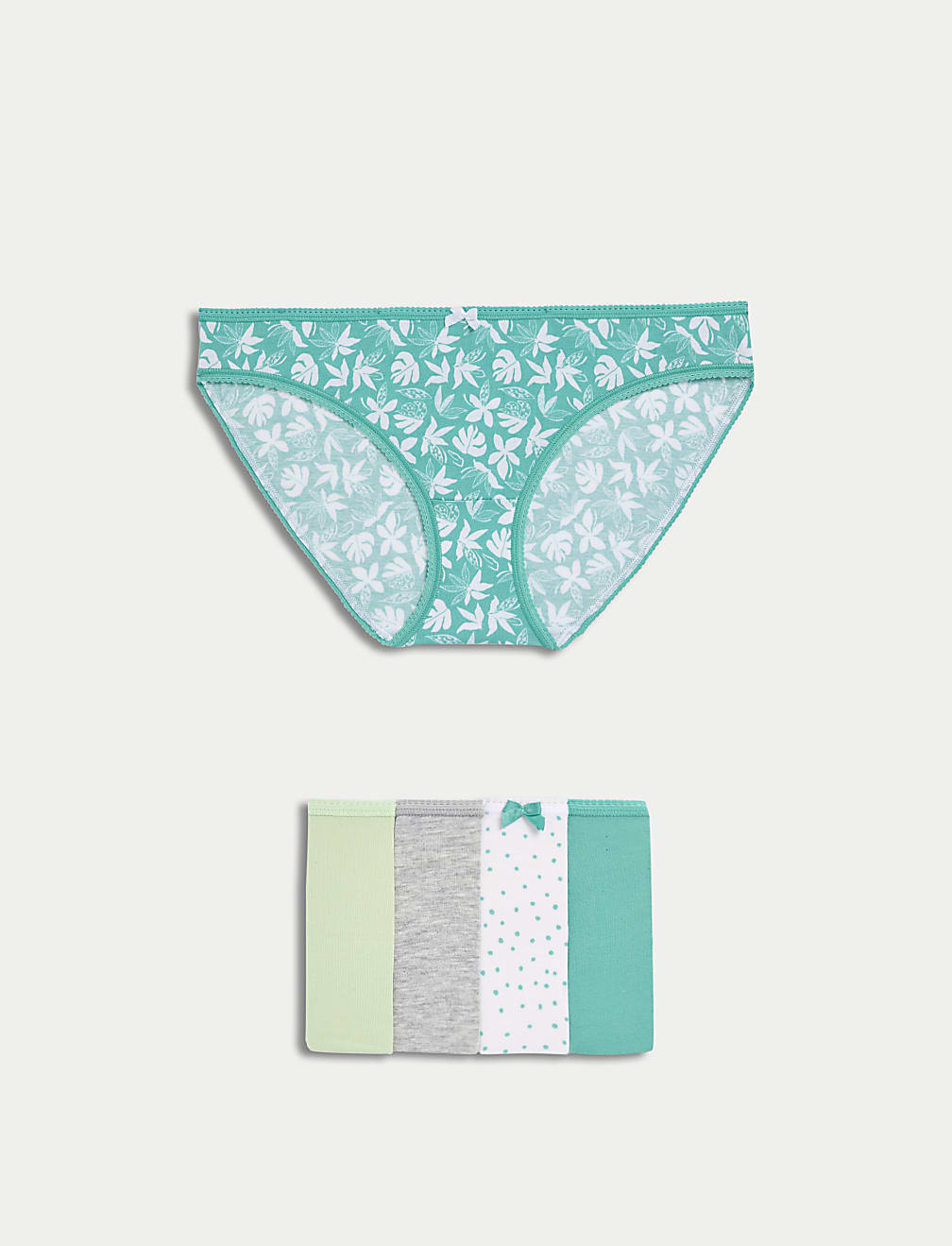 5pk Cotton Lycra™ Bikini Knickers