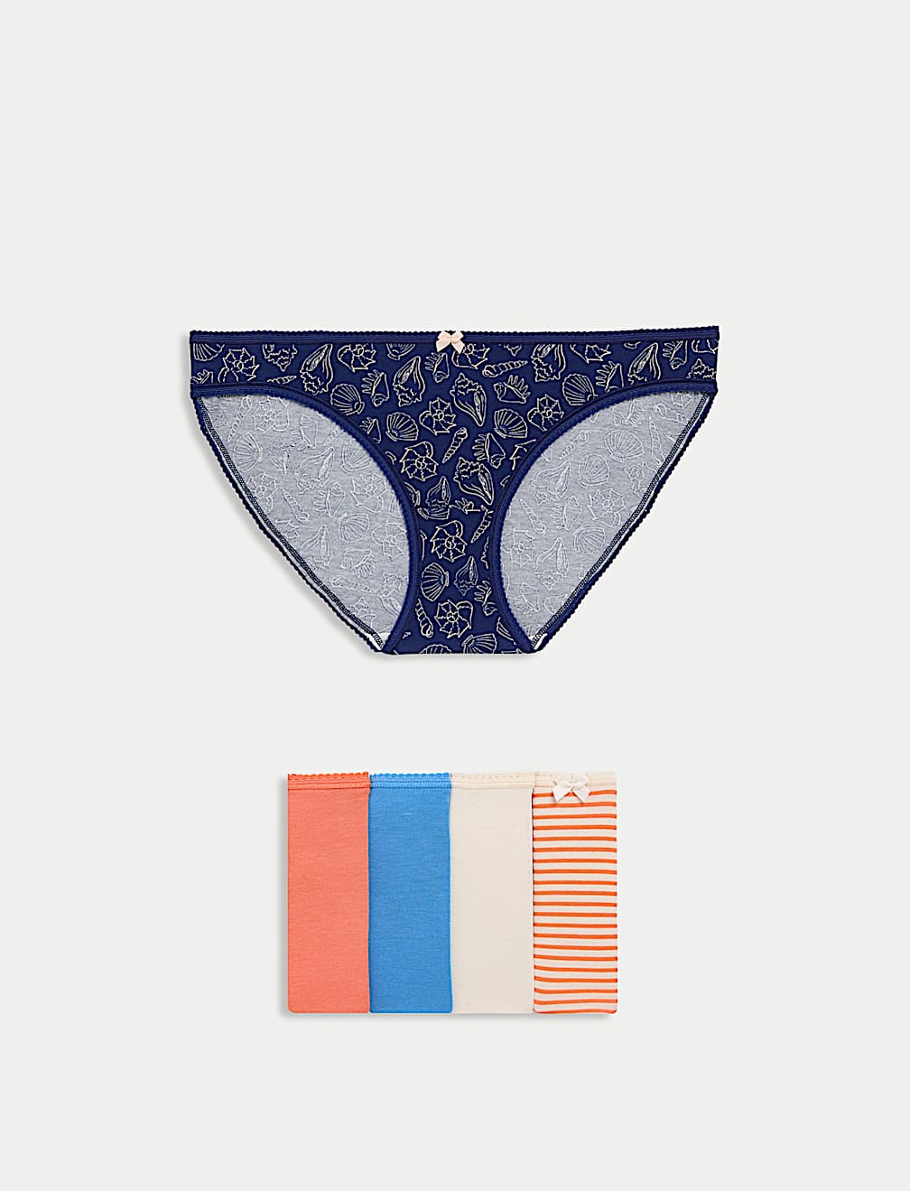 5pk Cotton Lycra™ Bikini Knickers