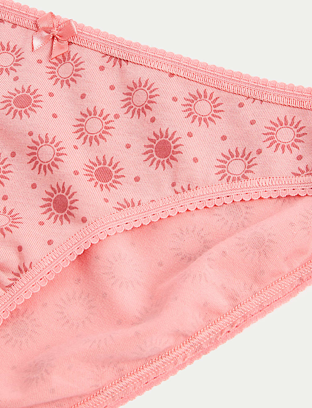 5pk Cotton Lycra&trade; Bikini Knickers