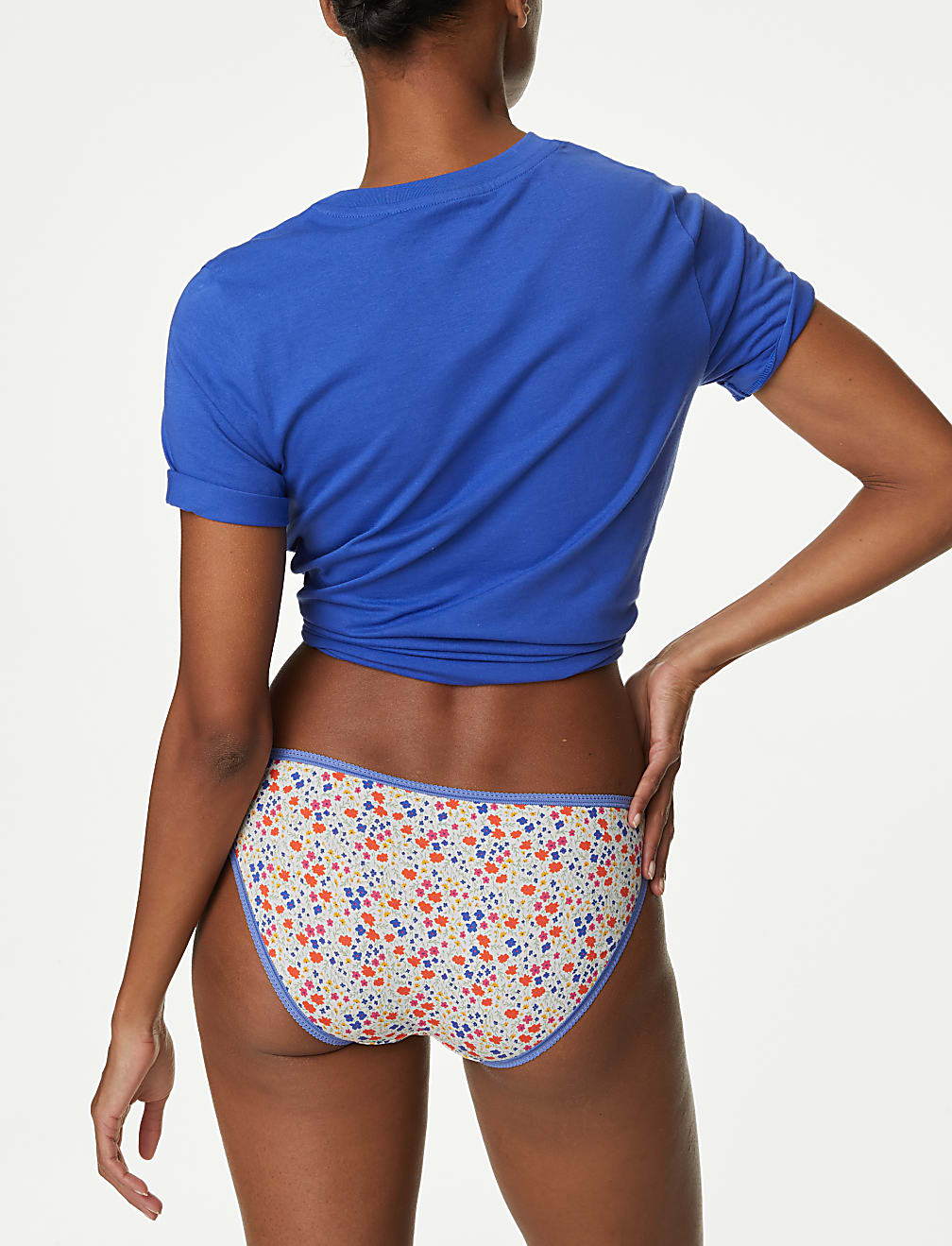 5pk Cotton Lycra™ Bikini Knickers