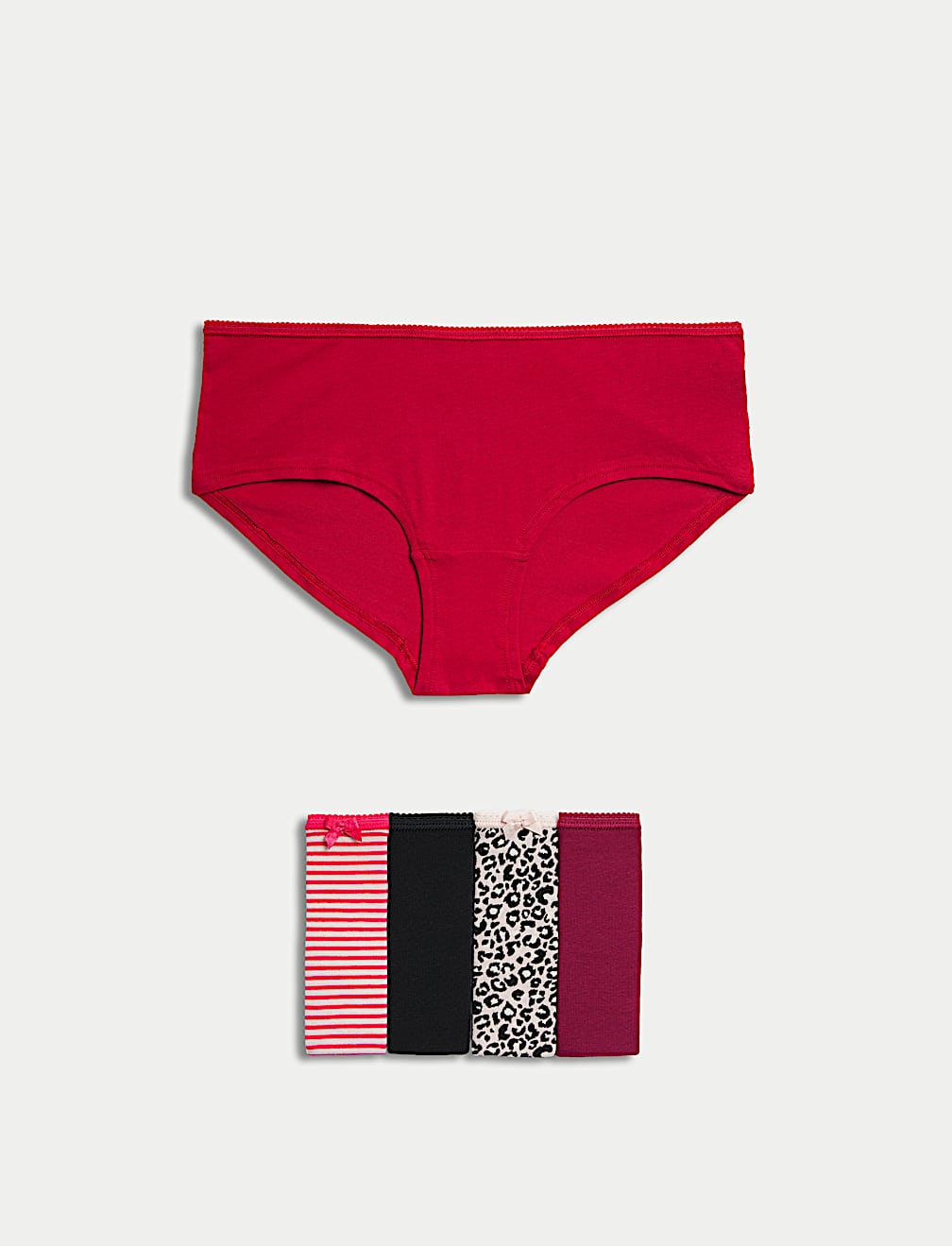 Pack 5 Cotton Mix Knickers