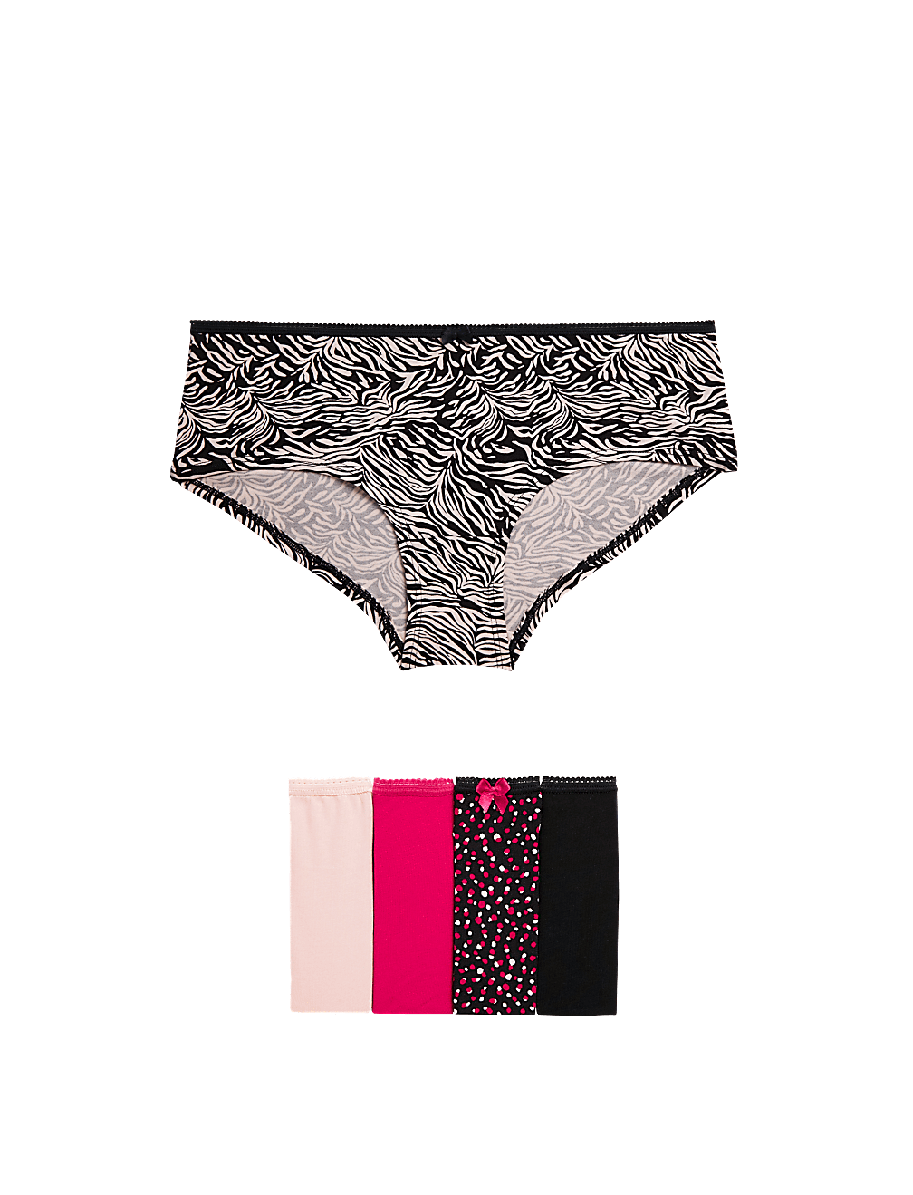 Pack 5 Cotton Mix Knickers