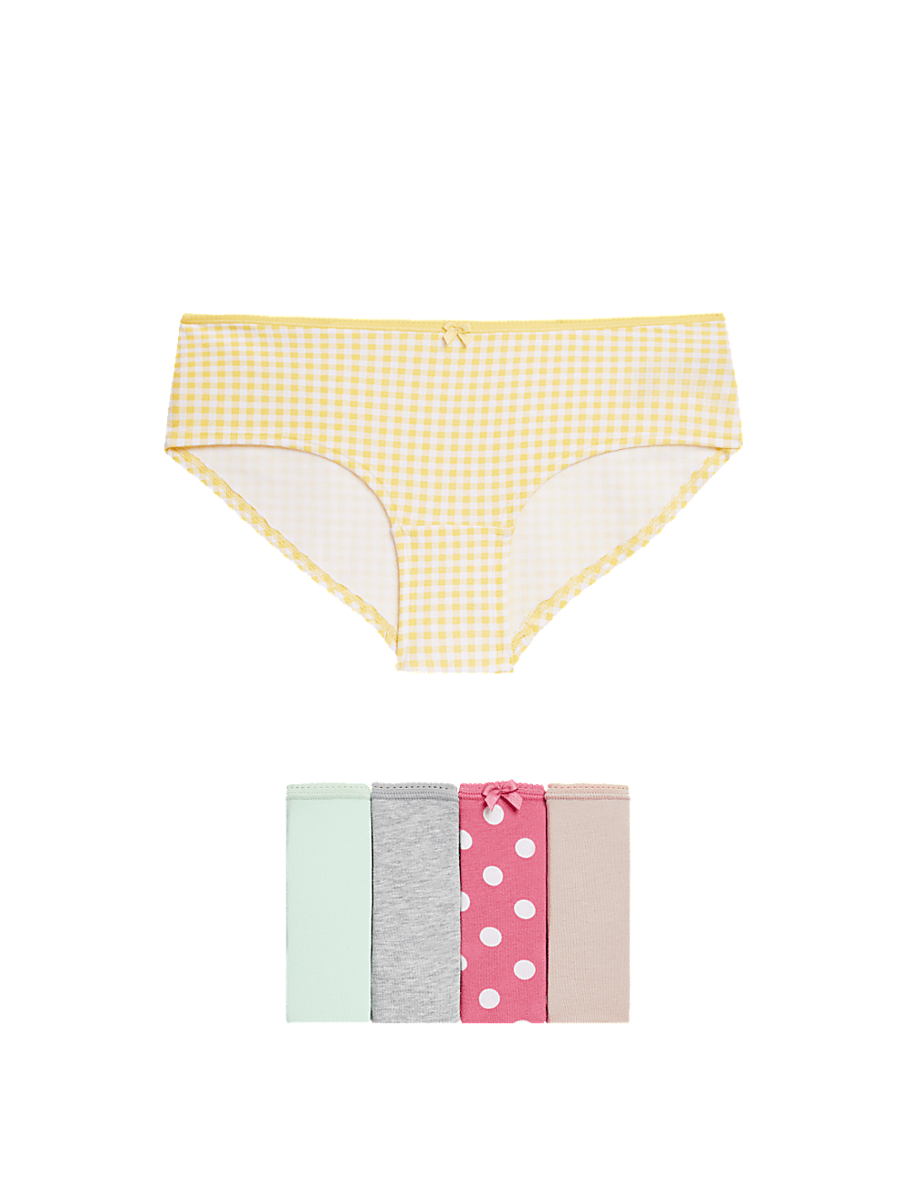 Pack 5 Cotton Mix Knickers