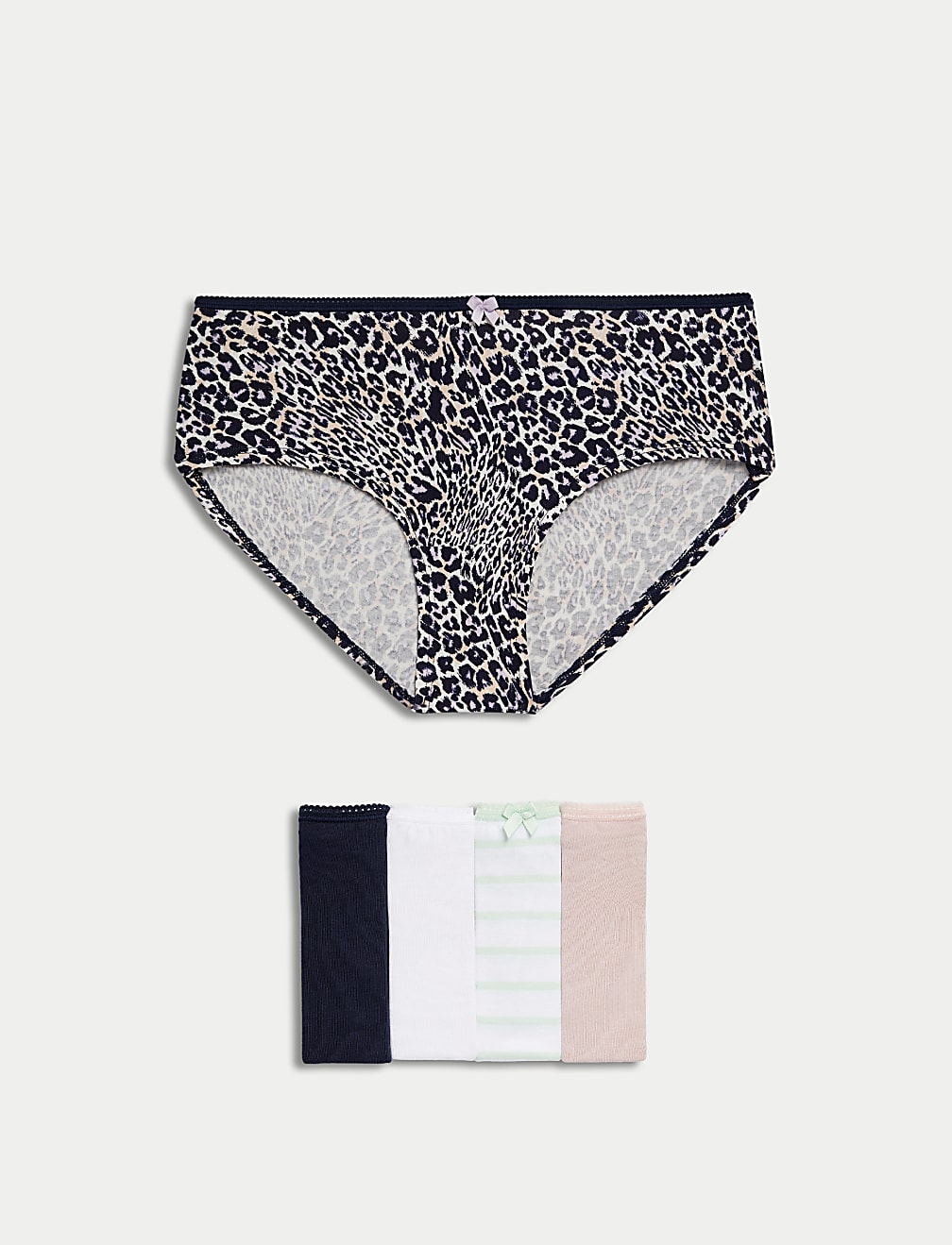 Pack 5 Cotton Mix Knickers
