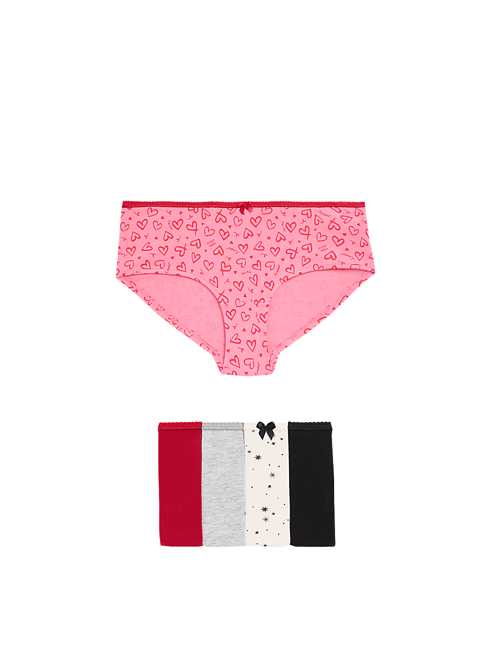 Pack 5 Cotton Mix Knickers