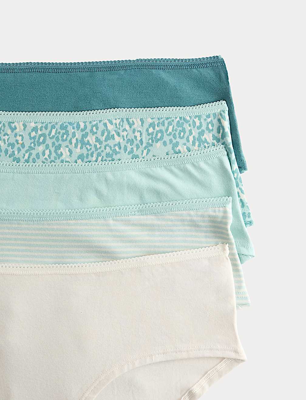 Pack 5 Cotton Mix Knickers