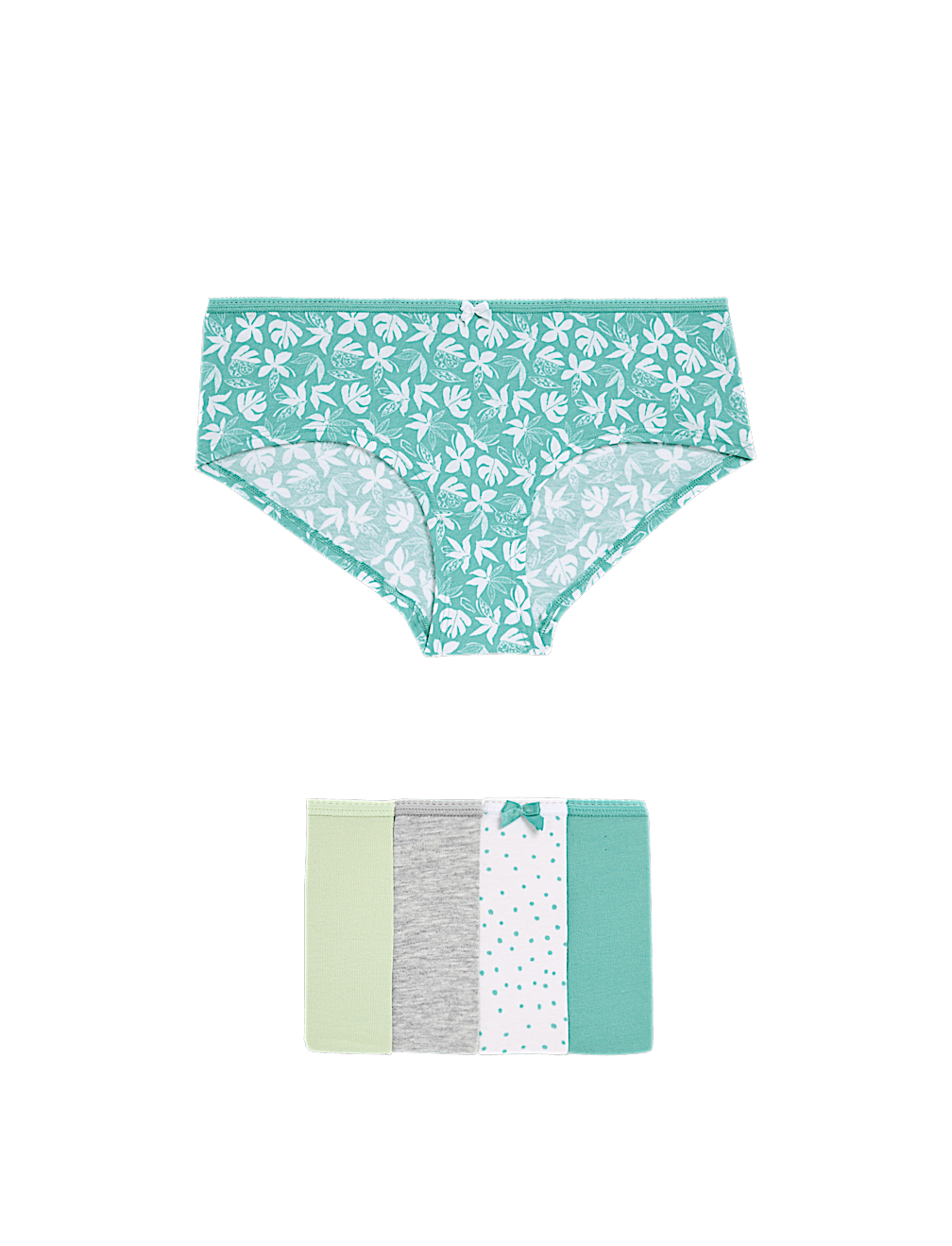 Pack 5 Cotton Mix Knickers