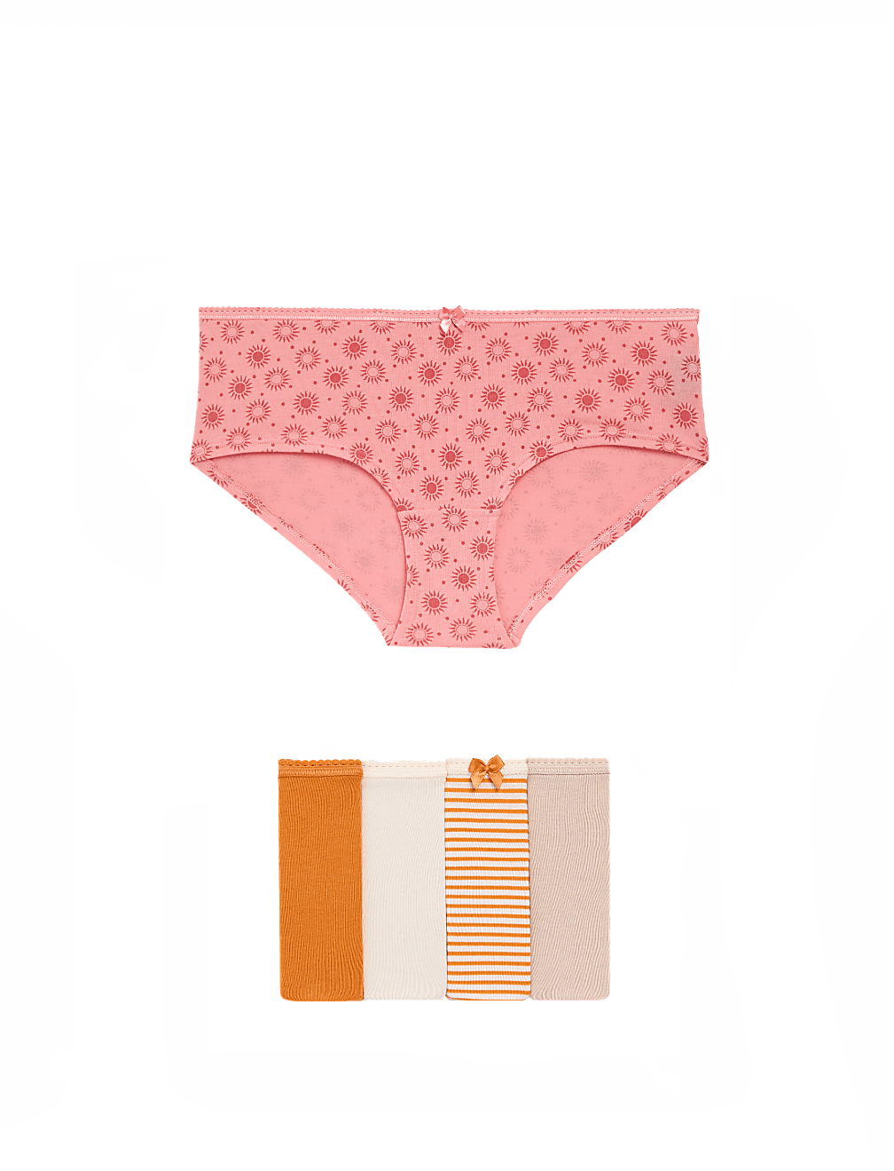 Pack 5 Cotton Mix Knickers