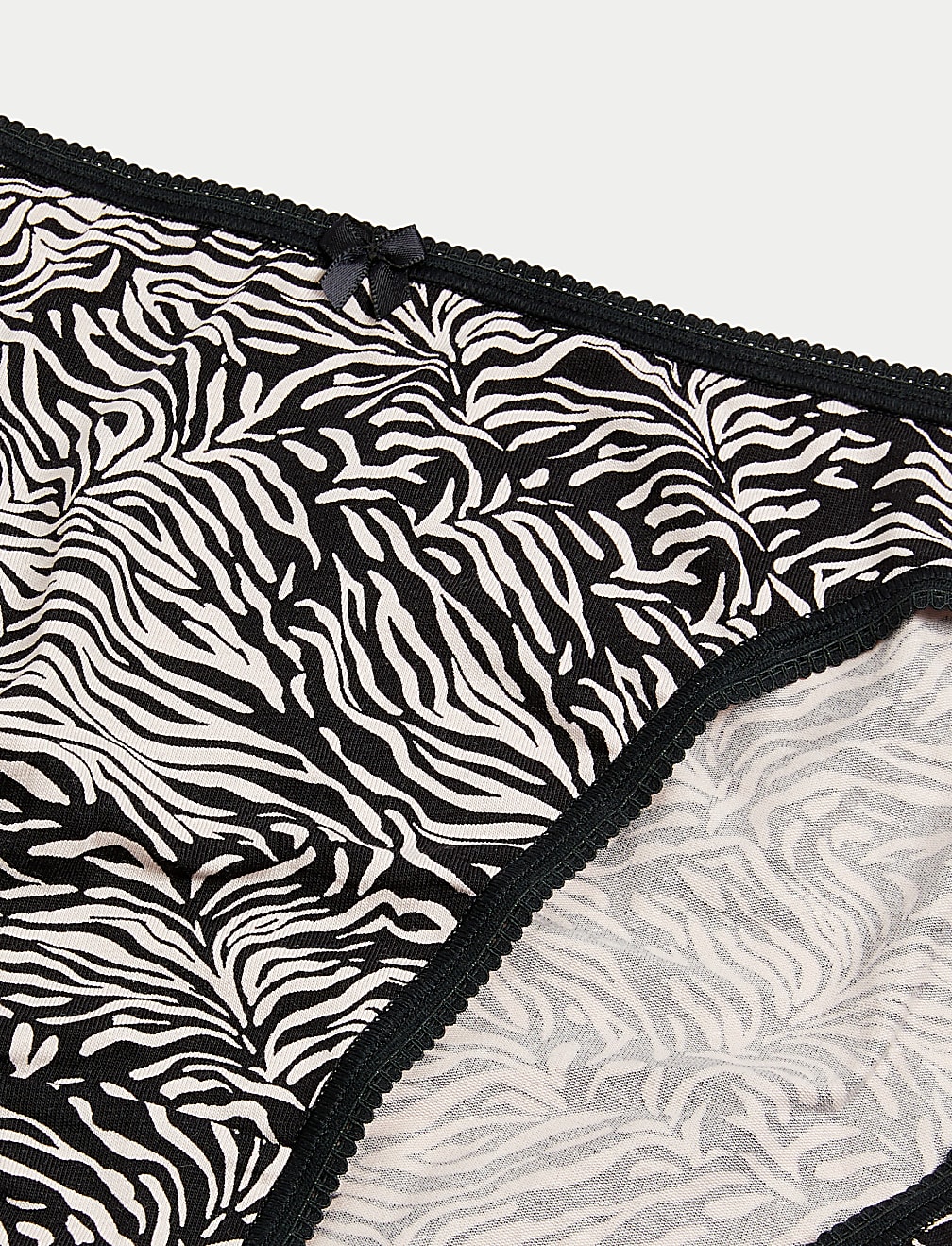 5pk Cotton Lycra™ High Leg Knickers