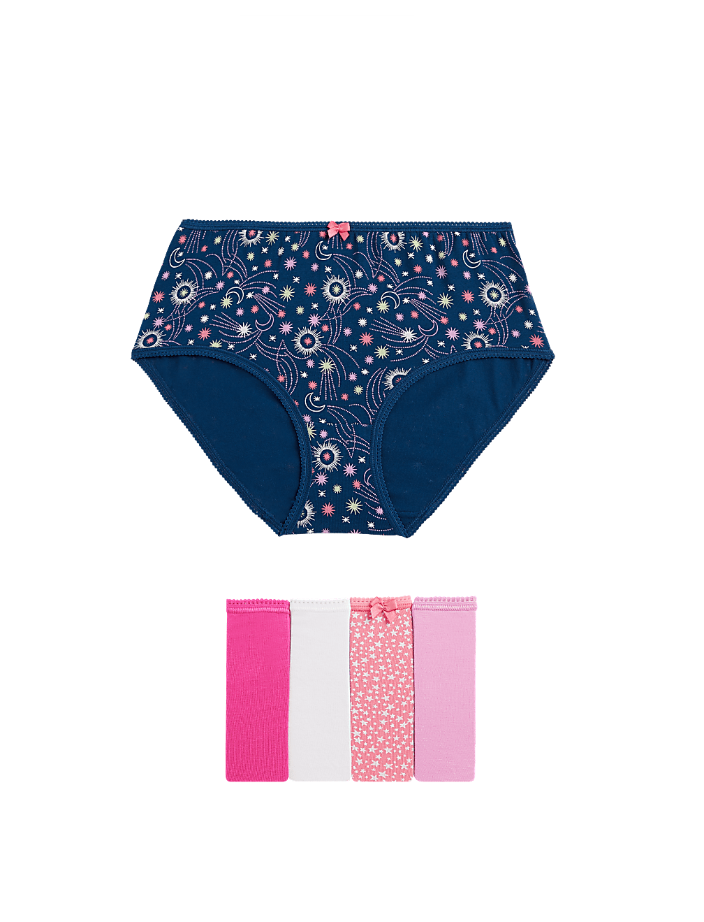 5pk Cotton Lycra™ High Rise Shorts