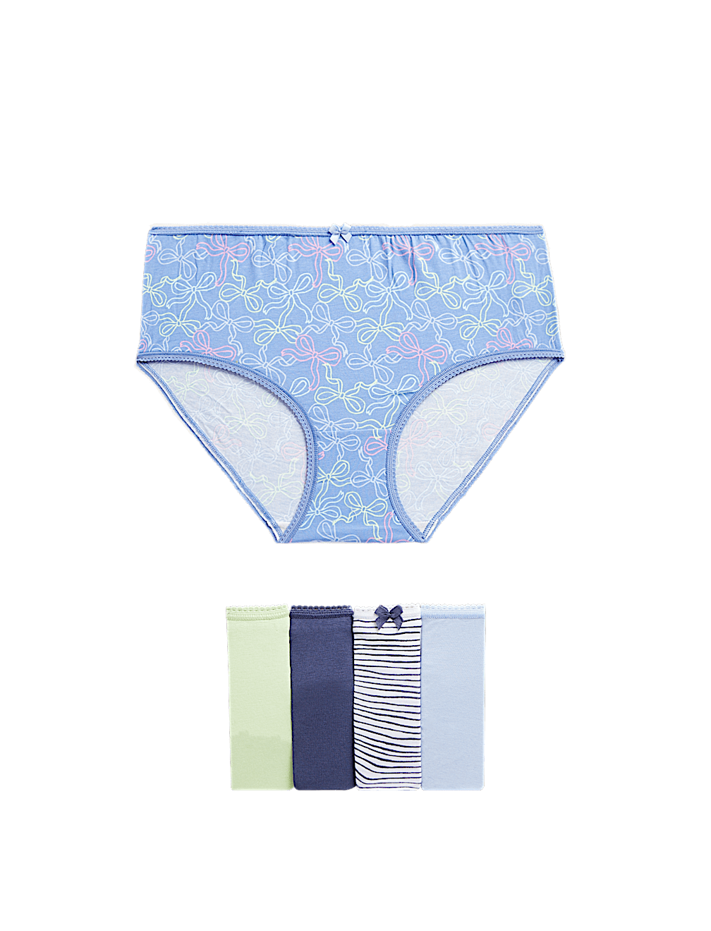5pk Cotton Lycra™ High Rise Shorts