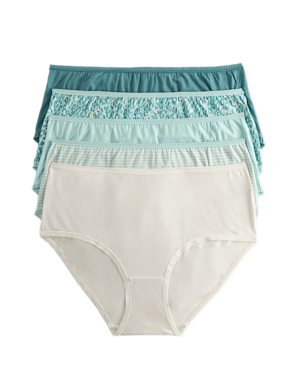 5pk Cotton Lycra™ High Rise Shorts