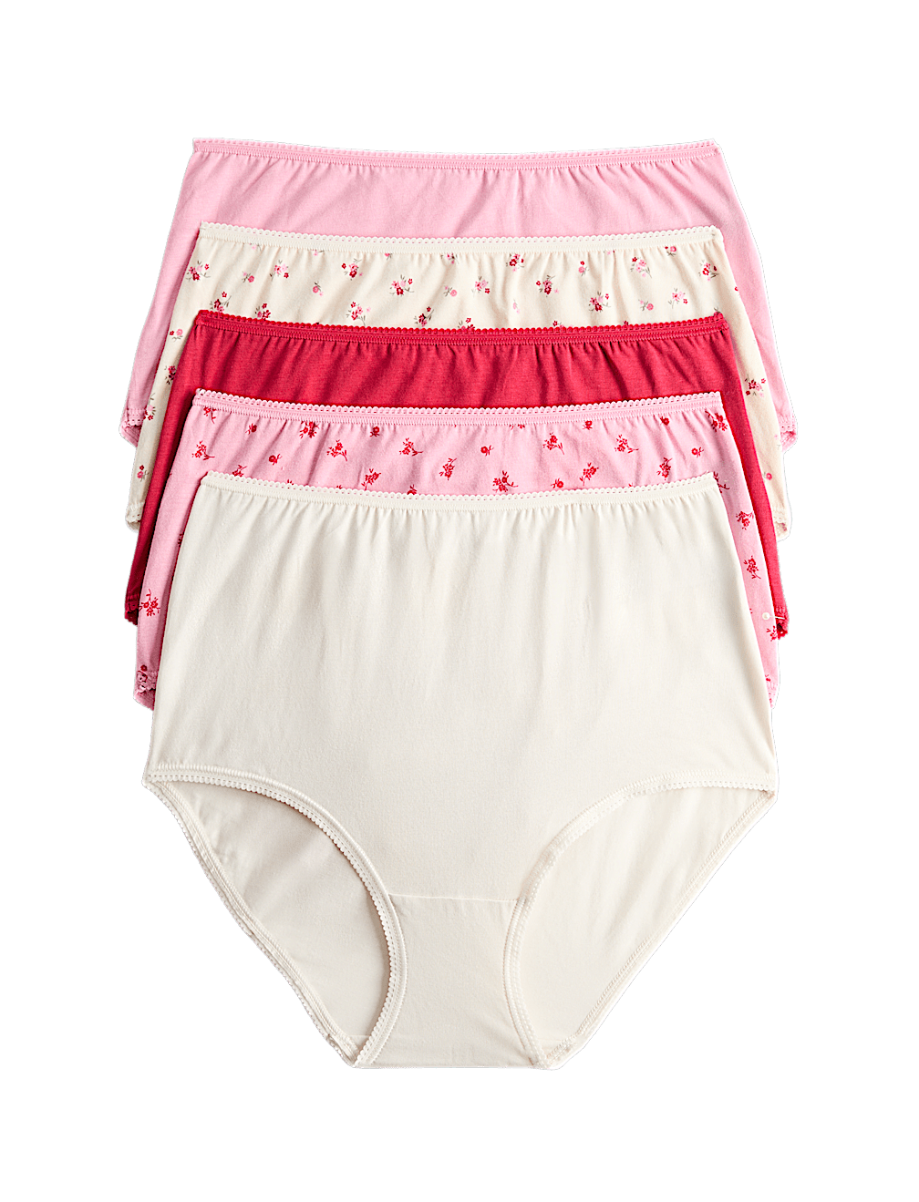 5pk Cotton Lycra™ Full Briefs