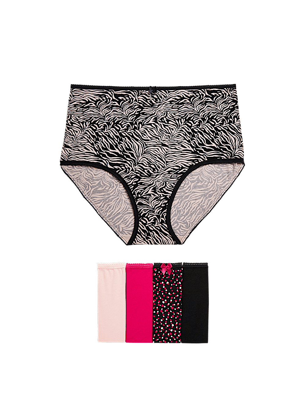 5pk Cotton Lycra&trade; Full Briefs