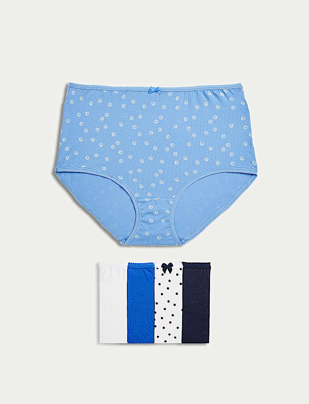 5pk Cotton Lycra&trade; Full Briefs