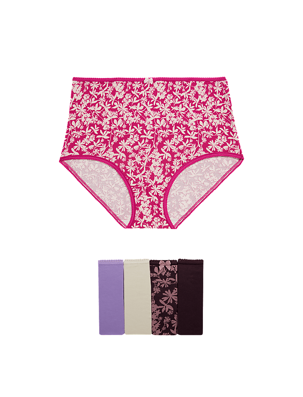 5pk Cotton Lycra™ Full Briefs