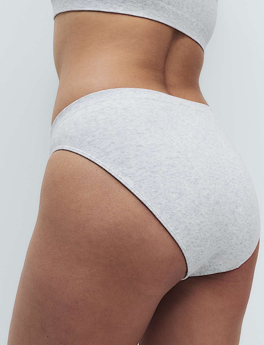 3 Pack Comfort Rib Seamless High Leg Knickers