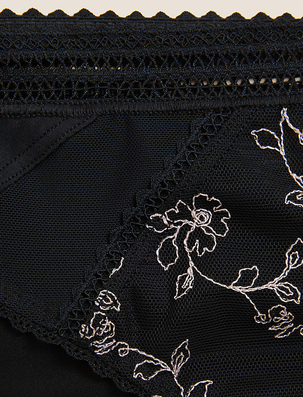 Archive Embroidery Bikini Knickers