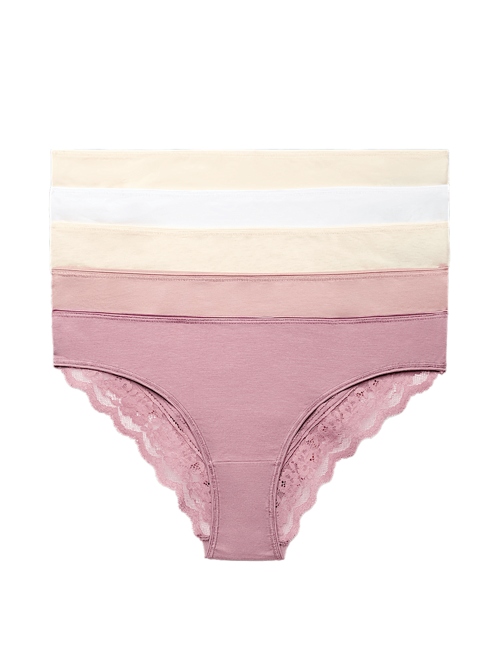 5pk Cotton Rich Printed Brazilian Knickers