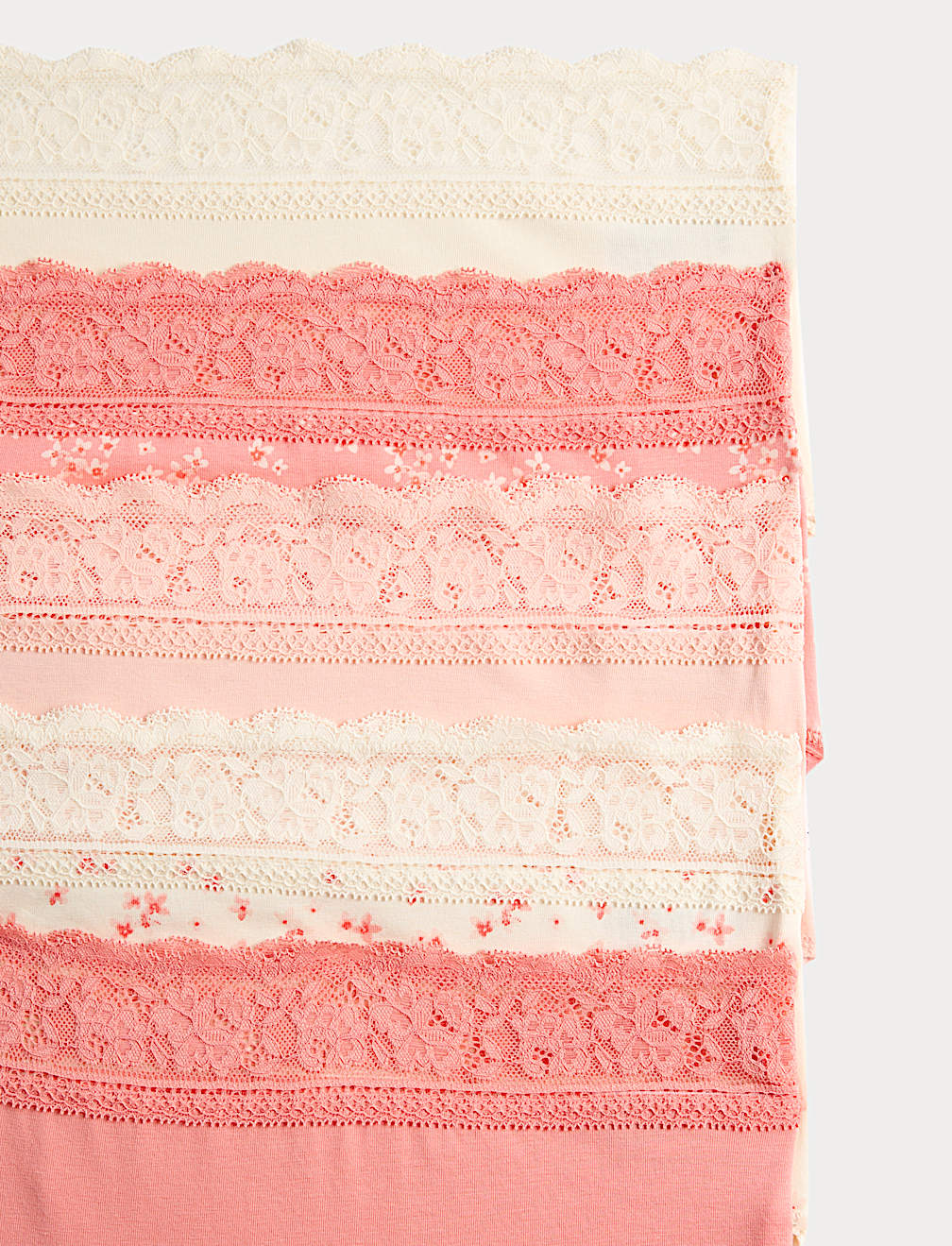 5pk Cotton Rich Printed High Rise Shorts