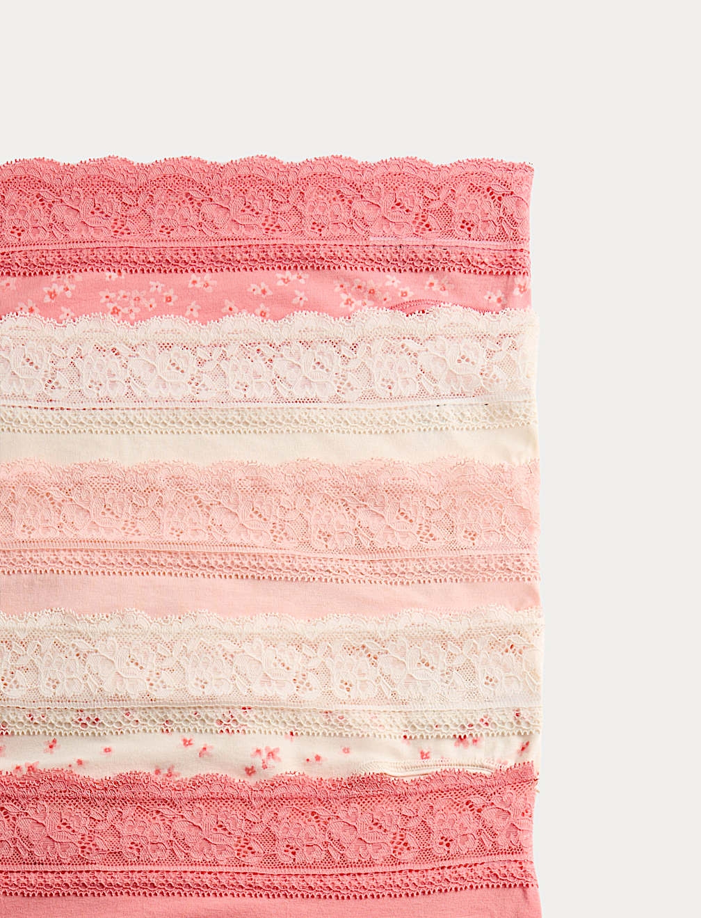 5pk Cotton Rich Printed High Leg Knickers