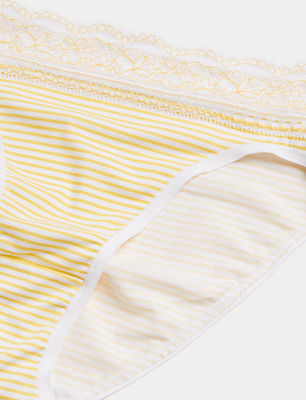 5pk Cotton Rich Printed High Leg Knickers